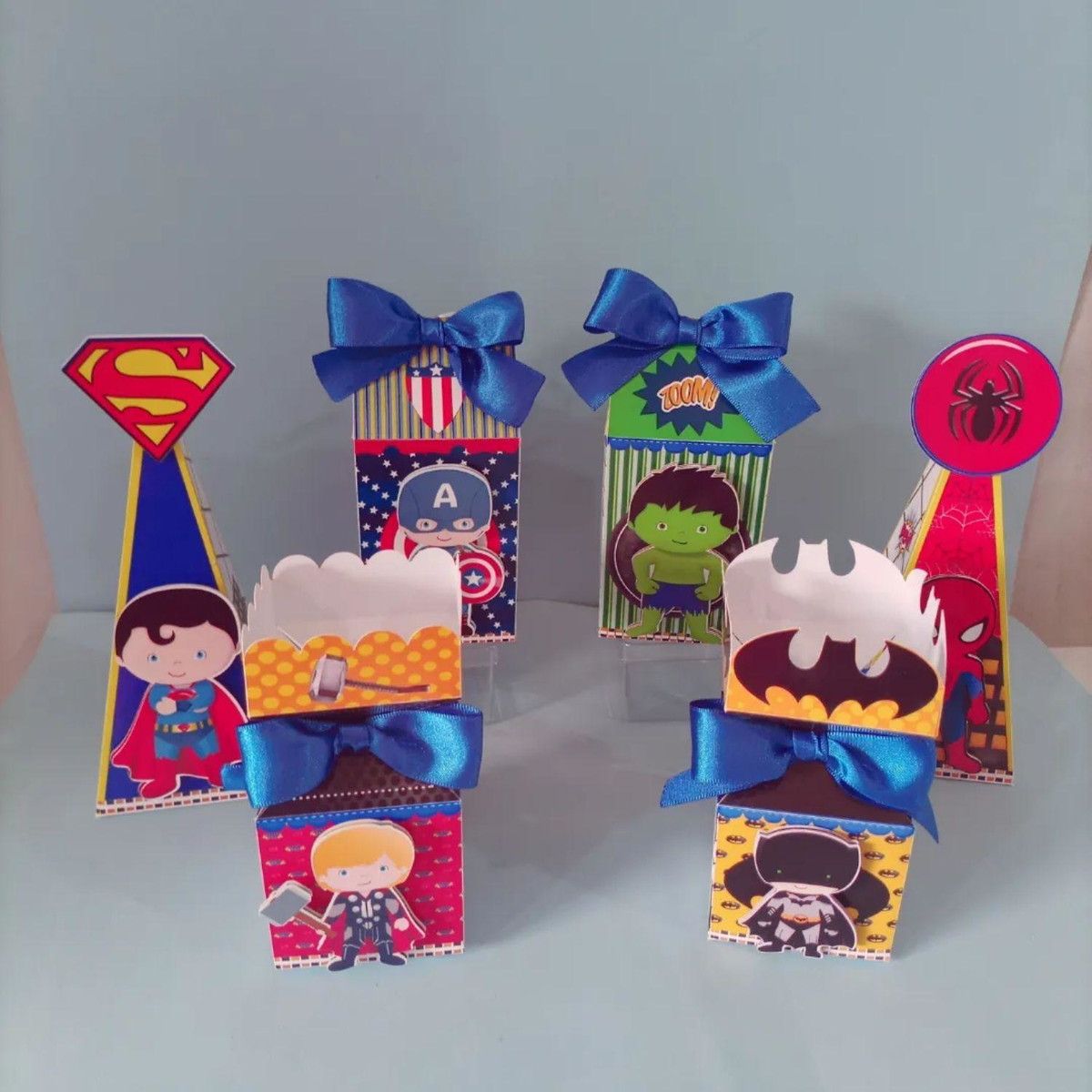 kit festa super heris 30 ps