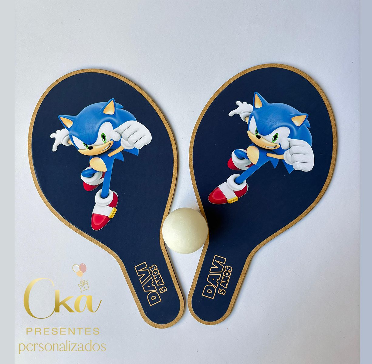 Kit Raquetes de Ping Pong Personalizado
