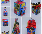 Kit 50 Peças Super Herois Cute