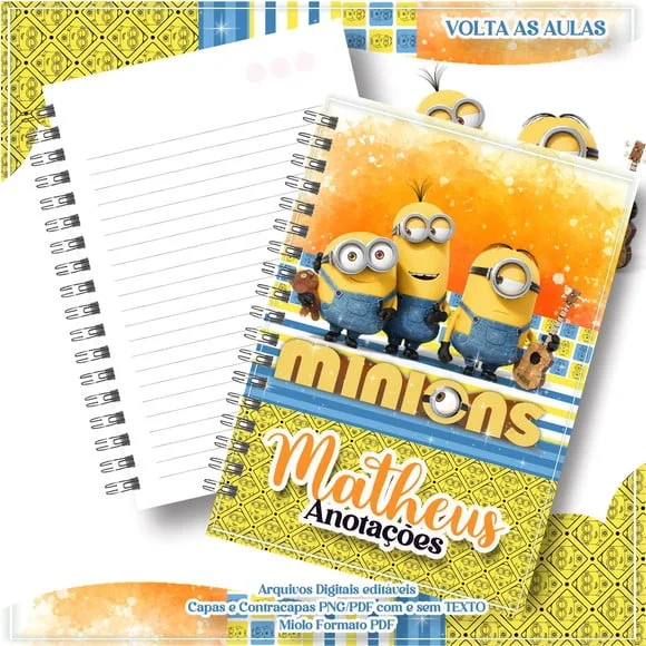 Caderno ou Agenda Personalizada