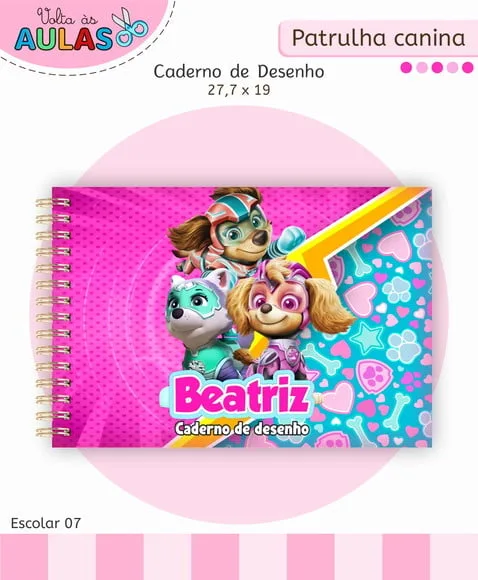 Caderno de Desenho- Qualquer Tema