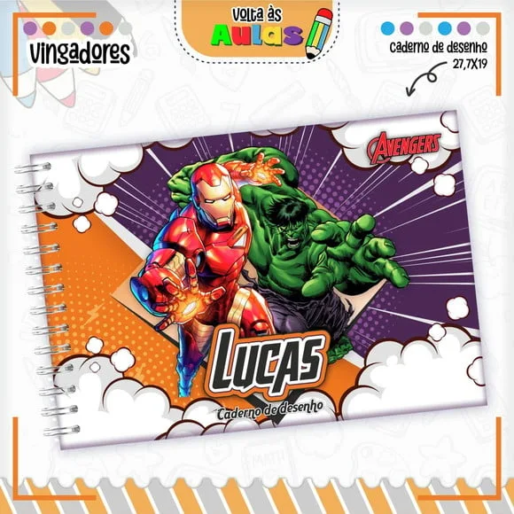 Caderno de Desenho- Qualquer Tema