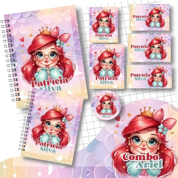 Caderno+etiquetas+tag Personalizada+lápis