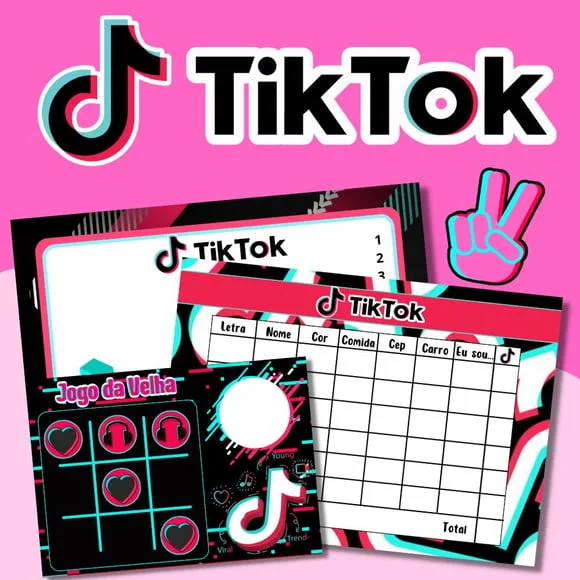 Kit Jogos Personalizados ( Lousa, Stop, Forca ou Velha )