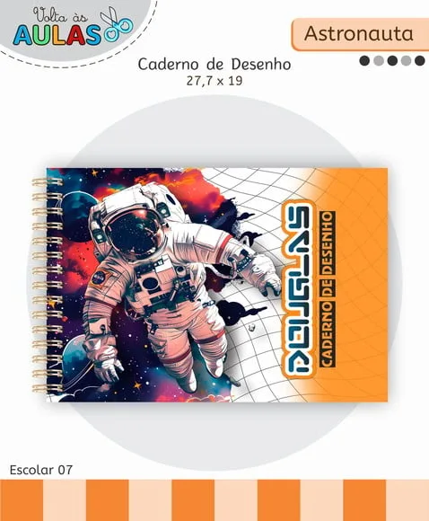 Caderno de Desenho- Qualquer Tema