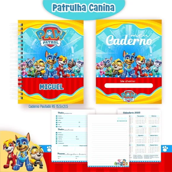 Caderno ou Agenda Personalizada