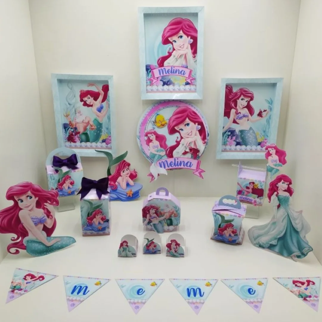 Kit 30 Lembrancinhas Ariel
