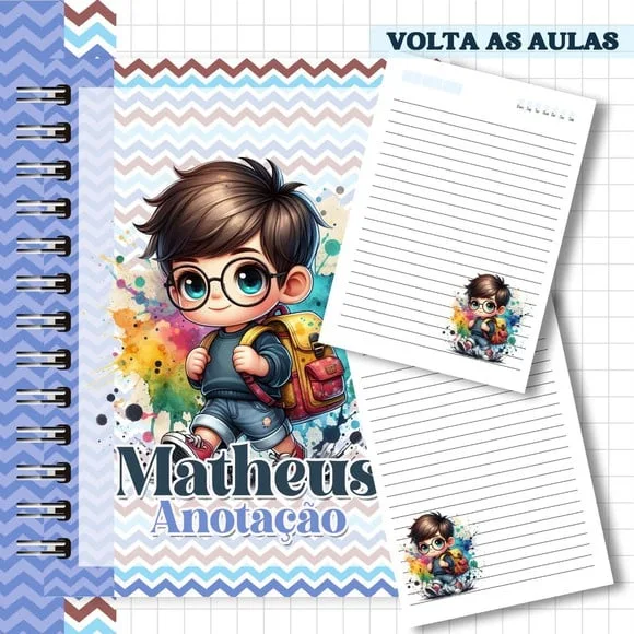 Caderno ou Agenda Personalizada