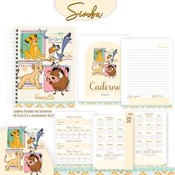 Caderno ou Agenda Personalizada