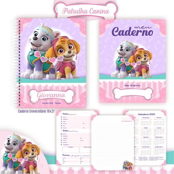 Caderno ou Agenda Personalizada