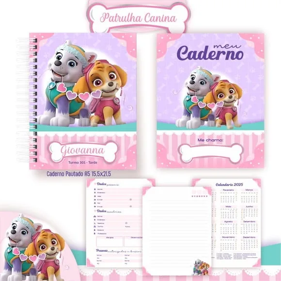 Caderno ou Agenda Personalizada