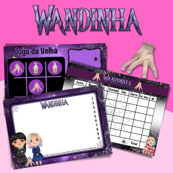 Kit Jogos Personalizados ( Lousa, Stop, Forca ou Velha )