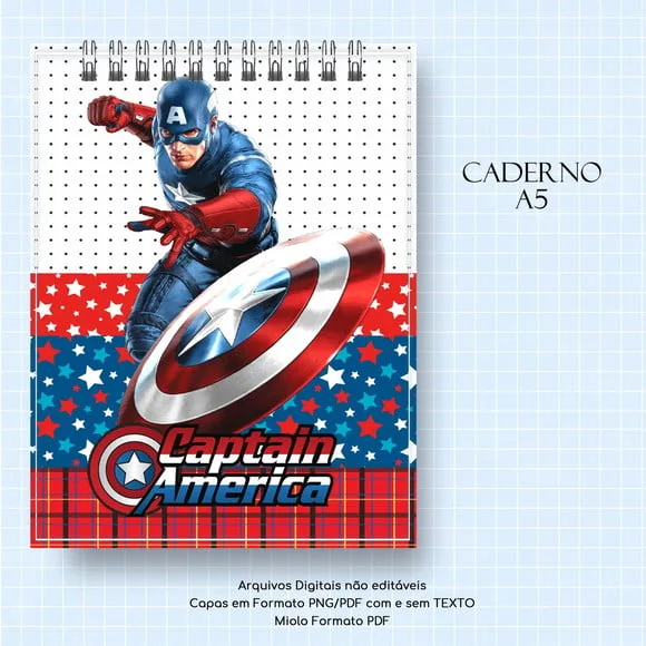Bloco A5 Capitão América