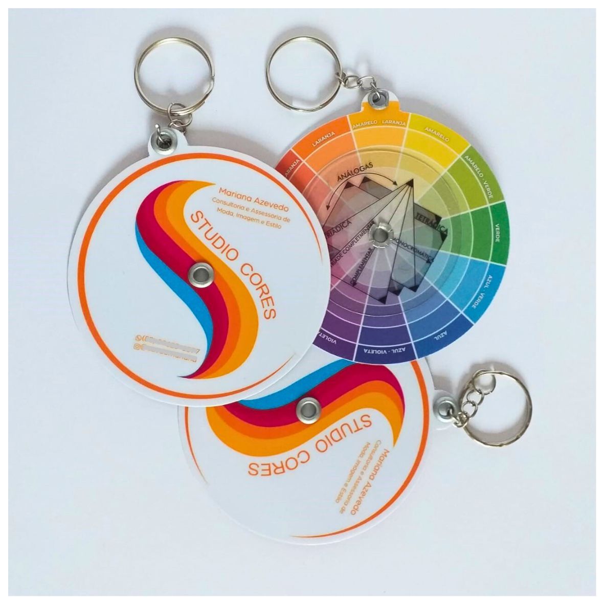 Círculo Cromático - Chaveiro - 8cm