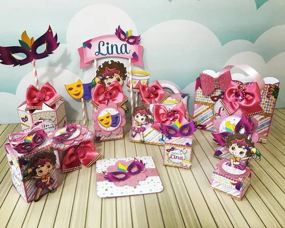 Kit 30 Lembrancinhas Carnaval