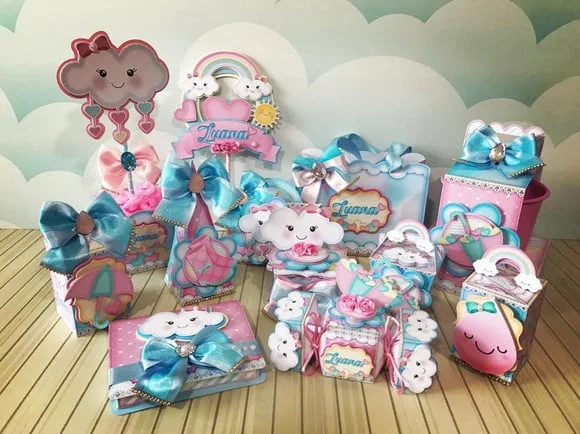 Kit 30 Lembrancinhas Chuva de Amor