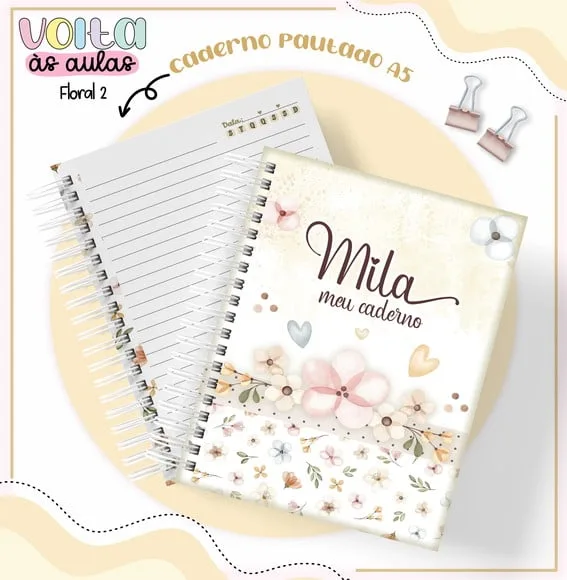 Caderno ou Agenda Personalizada