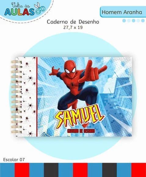 Caderno de Desenho- Qualquer Tema