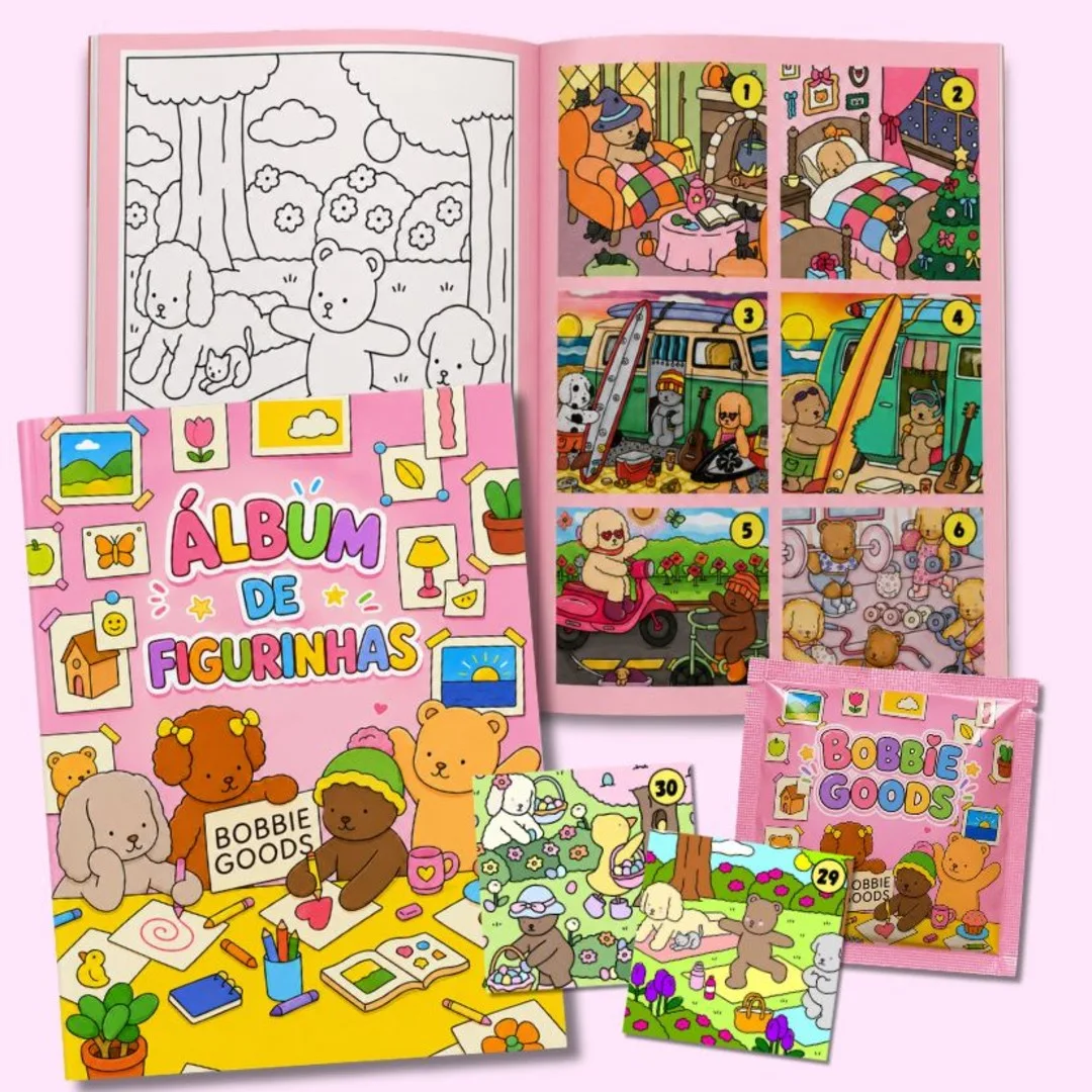 Album de Figurinhas Personalizados Bobbie Goods