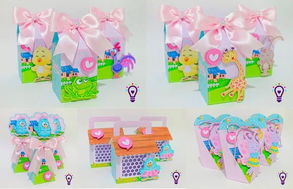 Kit 30 Lembrancinhas Galinha Pintadinha