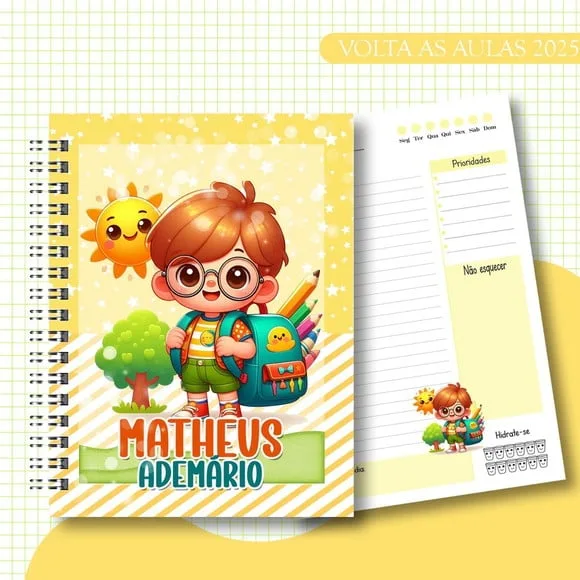 Caderno ou Agenda Personalizada