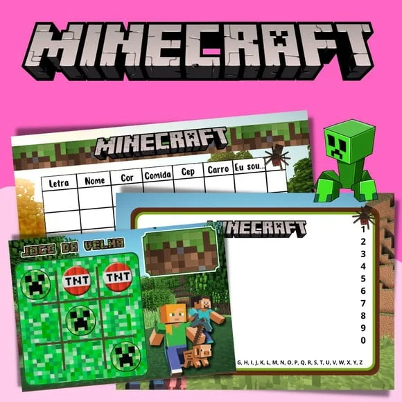 Kit Jogos Personalizados ( Lousa, Stop, Forca ou Velha )