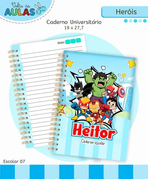Caderno ou Agenda Personalizada