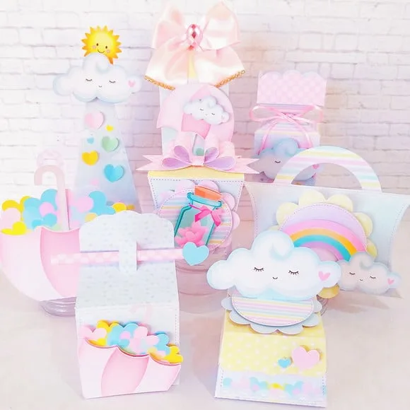 Kit 30 Lembrancinhas Chuva de Amor