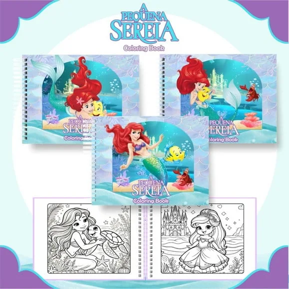 Livro de Colorir A5 50 Folhas