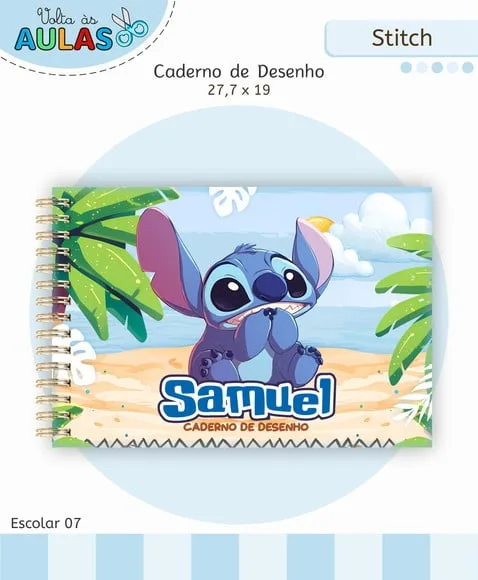 Caderno de Desenho- Qualquer Tema