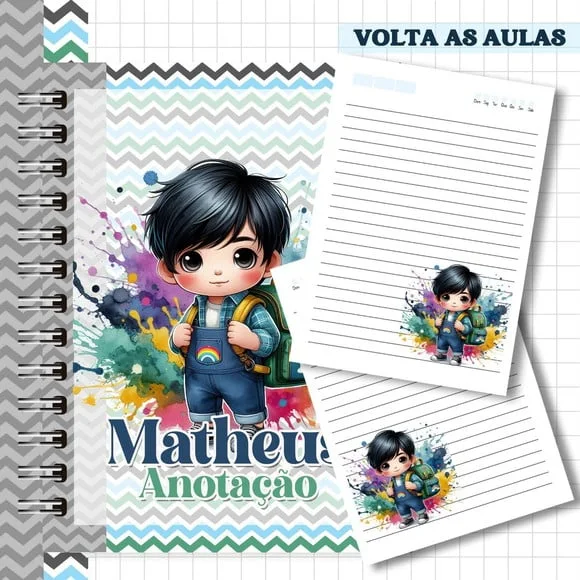 Caderno ou Agenda Personalizada