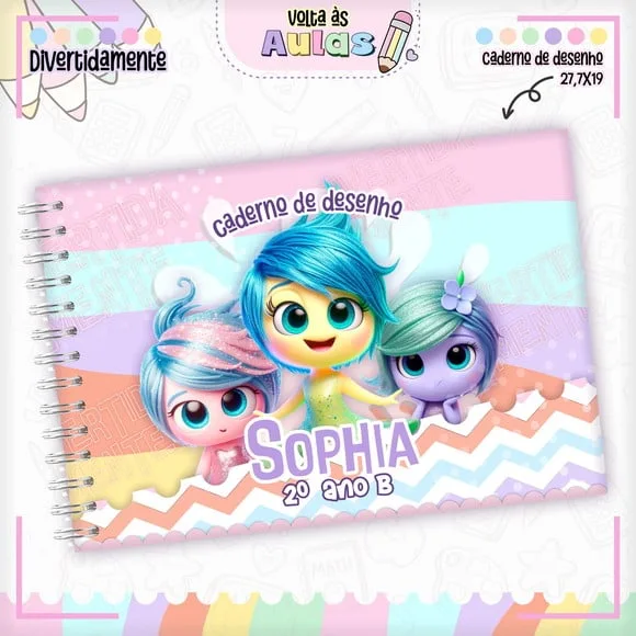 Caderno de Desenho- Qualquer Tema