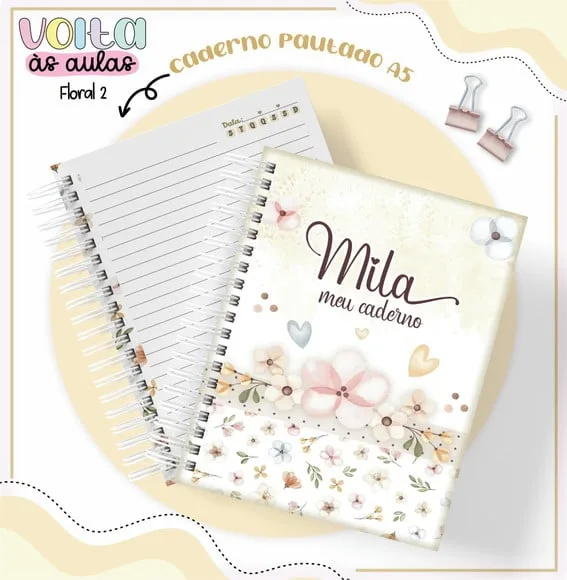 Caderno ou Agenda Personalizada