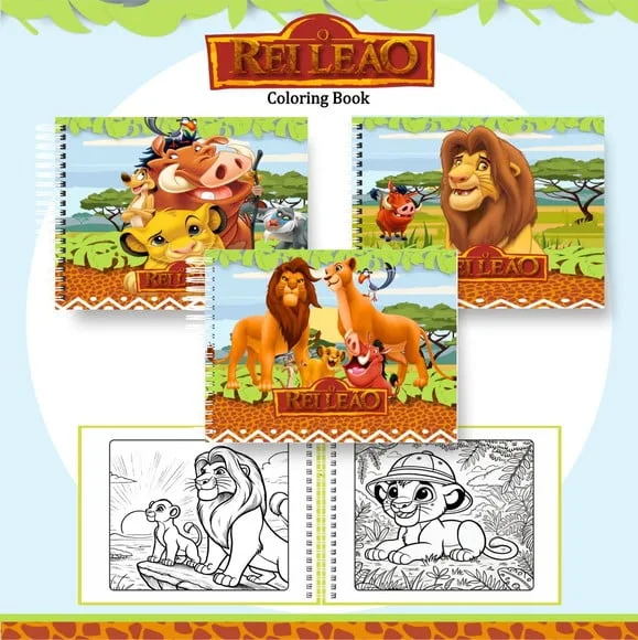 Livro de Colorir A5 50 Folhas