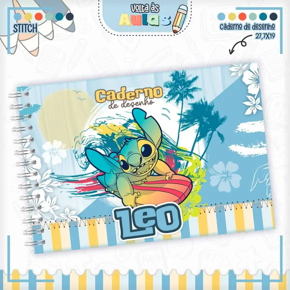 Caderno de Desenho- Qualquer Tema