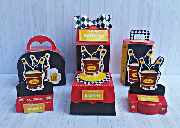 Kit 30 Lembrancinhas Boteco