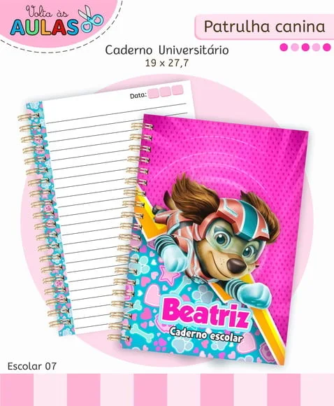 Caderno ou Agenda Personalizada