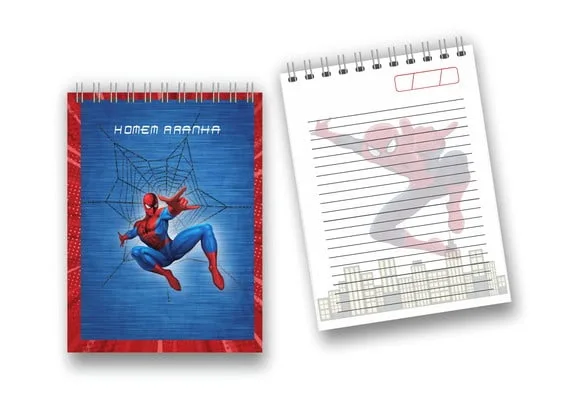 Bloco A6 Homem Aranha