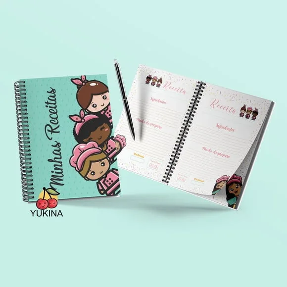 Caderno de Receitas Personalizada