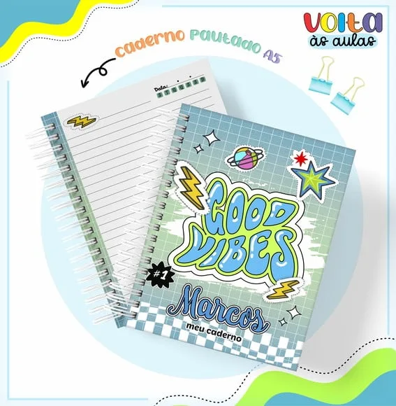 Caderno ou Agenda Personalizada
