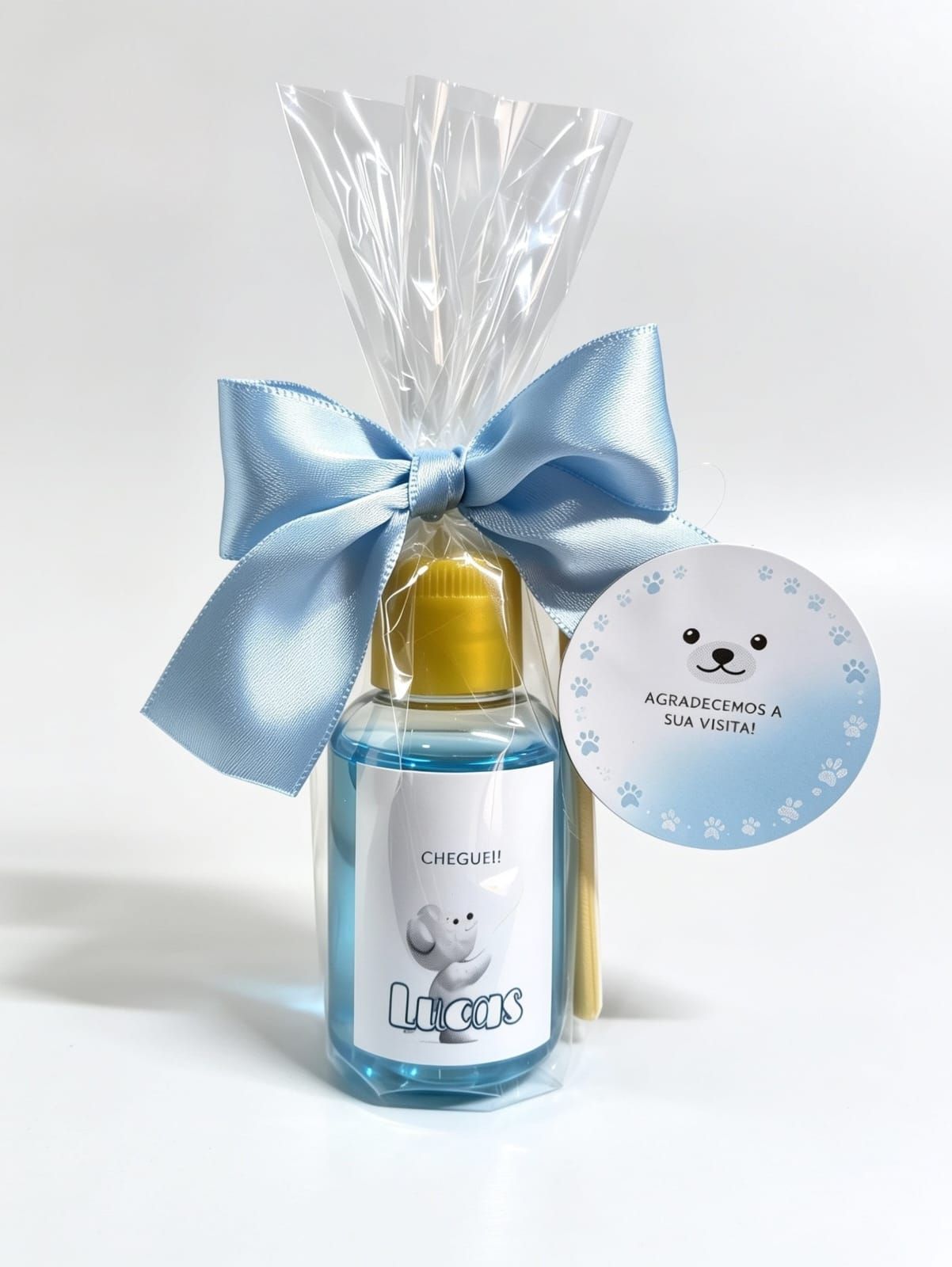 Lembrancinha Maternidade Mini Difusor de Ambiente 30ml Personalizado (Aroma Baby)