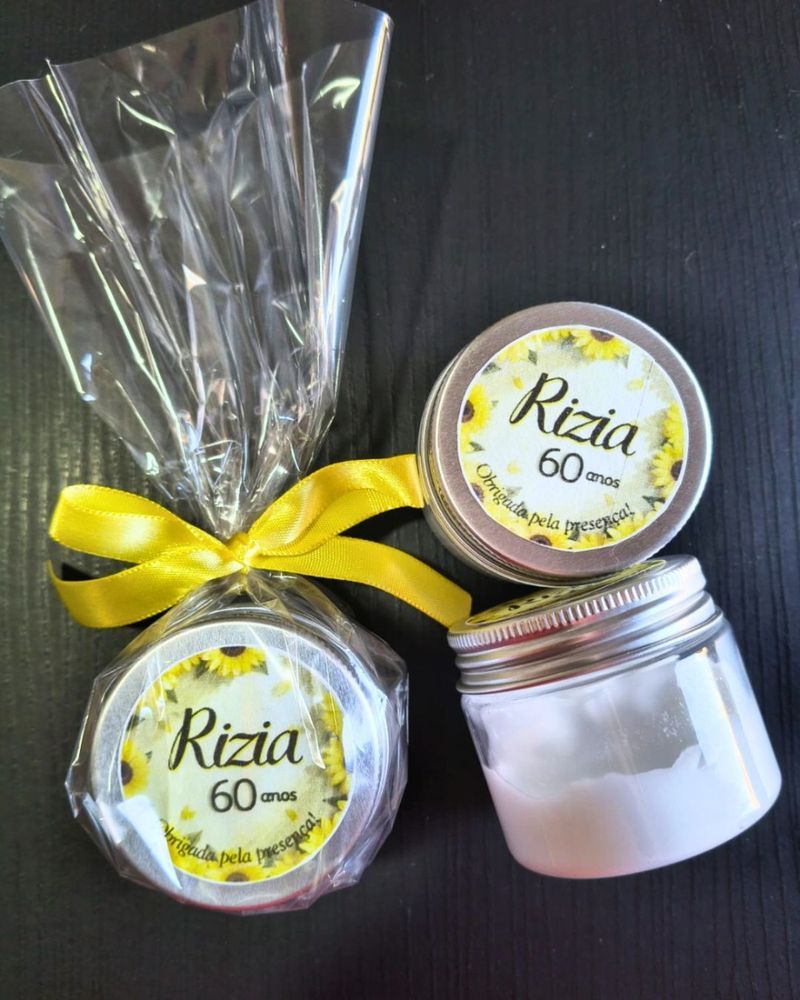 Mini Hidratante Corporal Castanha e Mel - Lembrancinha Personalizada Premium - 40g