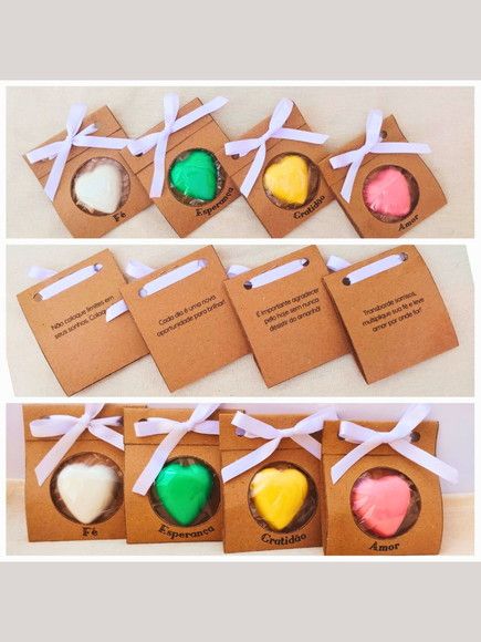 Lembrancinha Sabonete com Palavras Positivas Personalizados