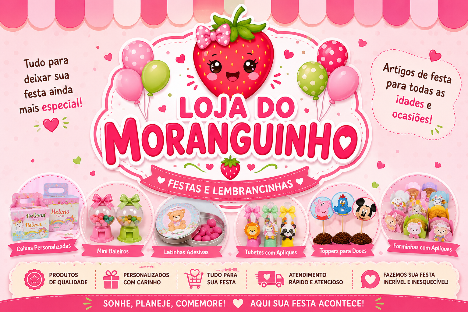 Banner da loja LOJA DO MORANGUINHO