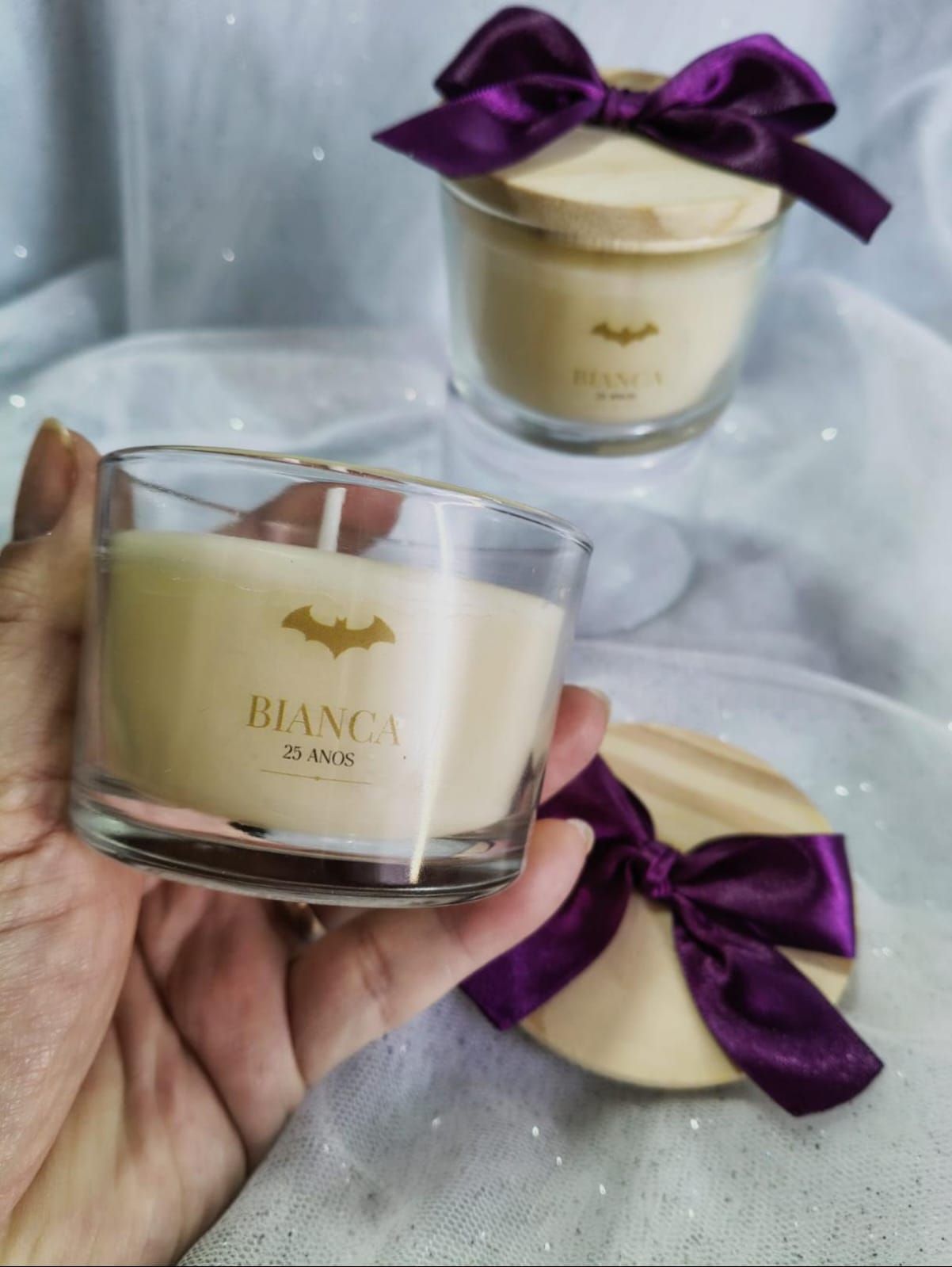 Vela Aromática Personalizada Cera de Coco 150g - Empório Faveron